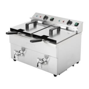 Buffalo Twin Tank Induction Fryer 2x3kW