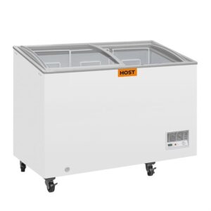 HOST Chest Display Freezer with Sliding Glass Lid 270Ltr HOST1112CF