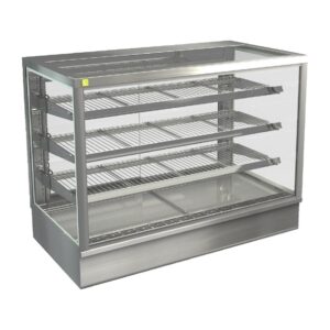 Cossiga Tower STG Ambient Countertop Multideck Display w/Solid Front Glass & Rear Sliding Doors